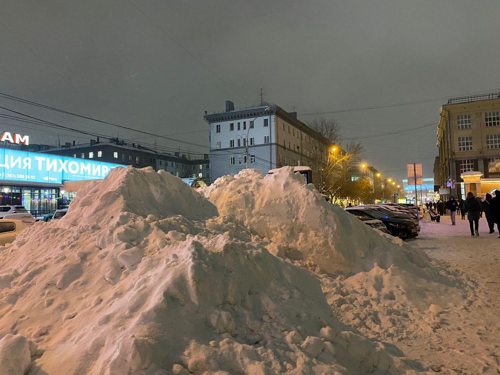 Фото Снежный коллапс в Новосибирске: день второй 6